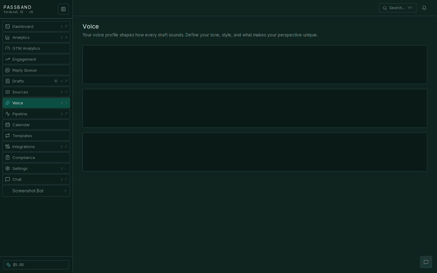 Voice editor with tone preferences